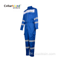 Blaue antistatische Cargohose mit Mechaniker-Overall